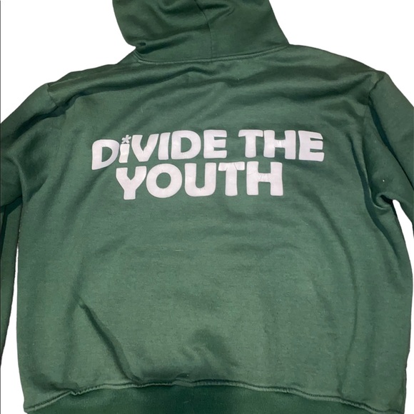 Divide The Youth Green Zip up (rare from first drop) - Picture 2 of 2